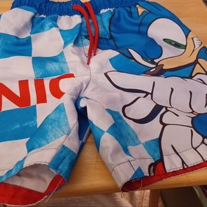 Sonic. Shorts, t shirt, hood shirt